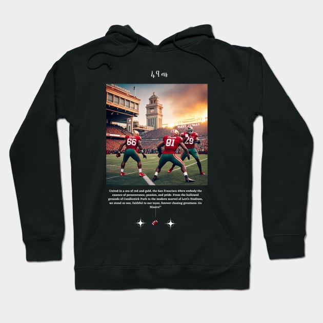 49 ers graphic design, funny 49 ers victor illustration design Hoodie by Nasromaystro